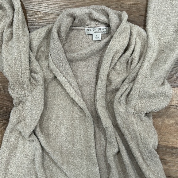 Barefoot Dreams Bamboo Chic Lite plush super soft long line open front cardigan - Picture 6 of 16